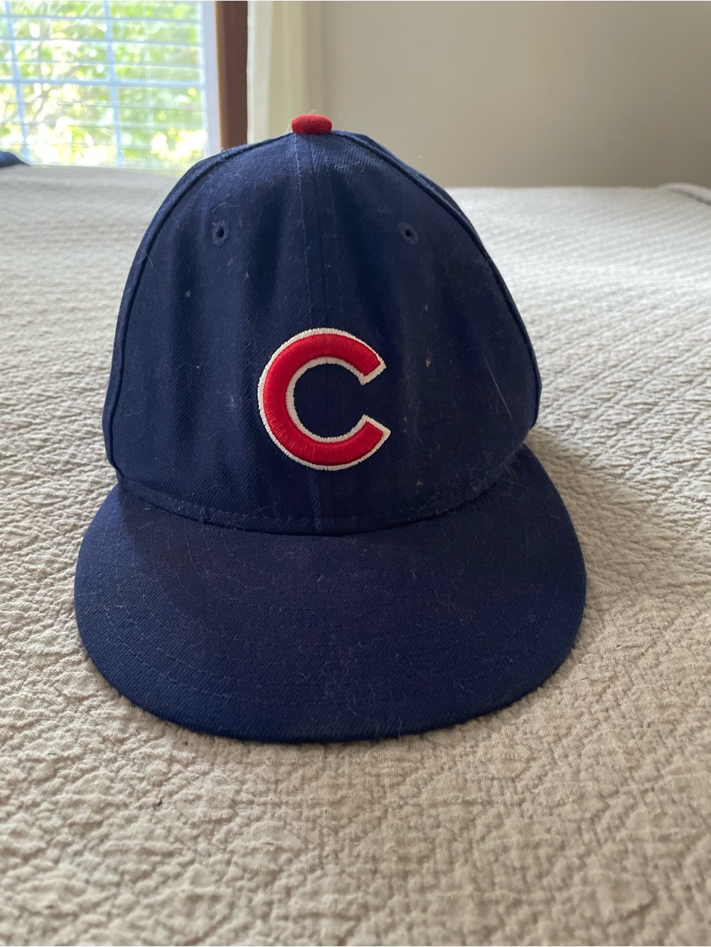 Chicago Cubs Kids’ Navy Hat with Red 'C' Logo